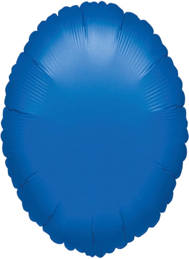 Amscan - Amscan Anagram 2059201 - Metallic Blue Round Foil Balloon - 18 Inch - Image 1