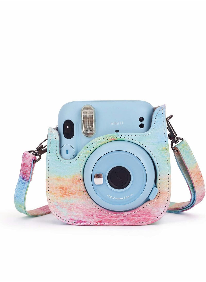KASTWAVE - Protective Case for Fujifilm Instax Mini 11/9 / 8+ / 8 Instant Film Cameras with Accessory Pocket and Detachable/Adjustable Shoulder Strap - Image 1