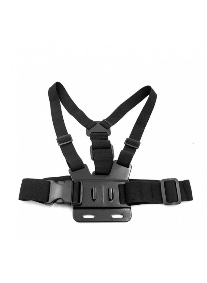 Generic Gopro Sports Camera Chest Strap Accessories Riding Helmet Fixed Bracket Backpack Clip Helmet Base Buoyancy Rod-Color:Chest Strap  - Image 1