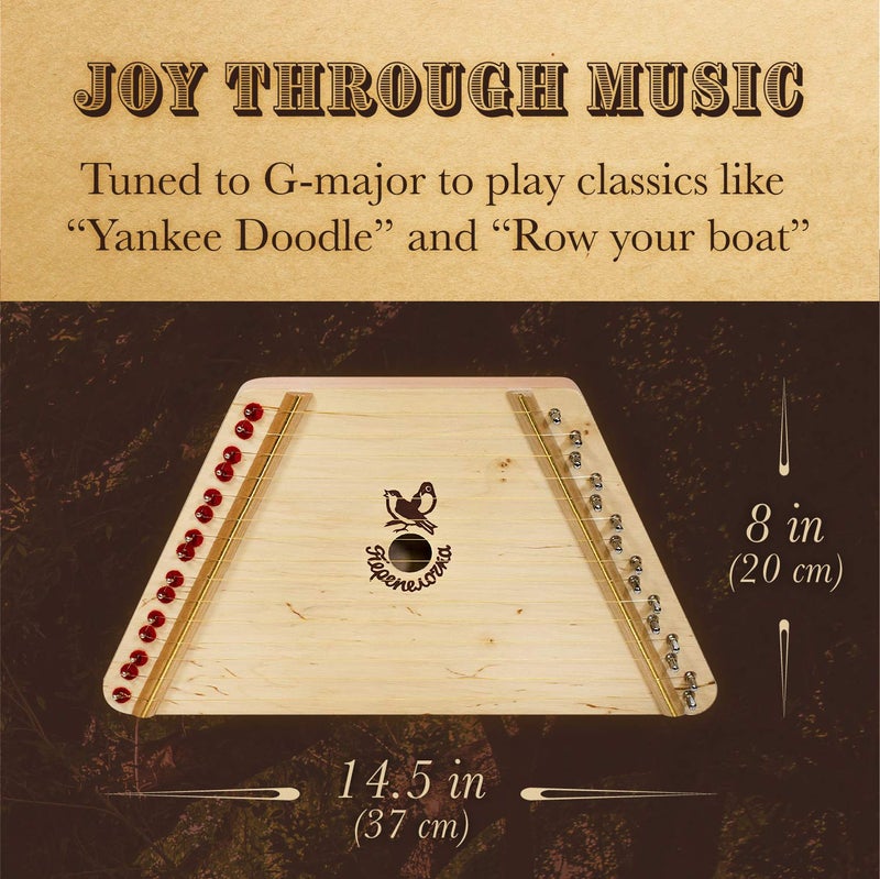 Music Maker European Expressions Intl Lap Harp Music Maker Toy - Image 5