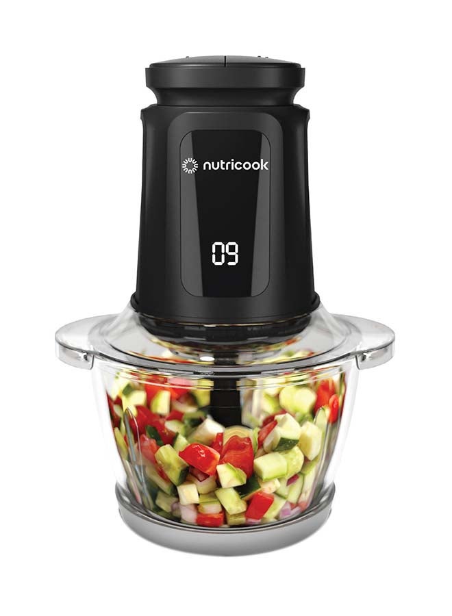 nutricook Choppi 1.2L Chopper 500 W NC-CH1200 Black - Image 1