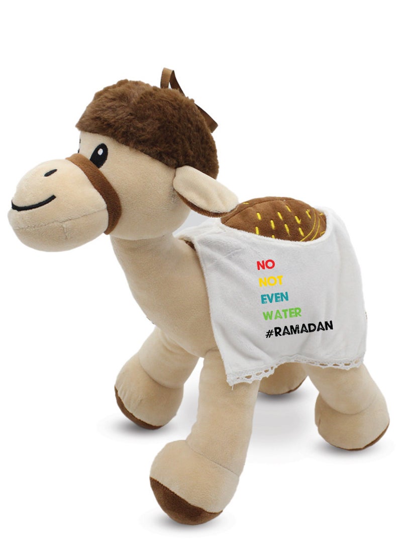 PRINTSHOP4ME - Ramadan Themed Plush Camel - Ramadan Gift for Kids Perfect for Boys and Girls - Ramadan Gift Idea for Kids - Image 1