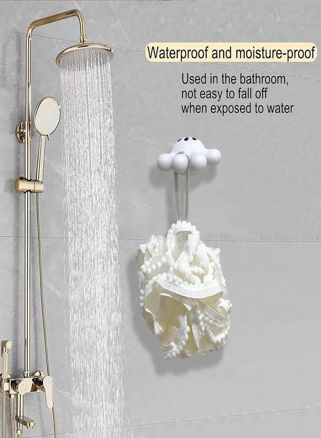 ISTORE Cute Cartoon Mouse Toothbrush Holder Wall Mounted Plastic Hook, Multi Function Cartoon Utility Hook for Bathroom Decor, Kitchen, Shower, Towel, Keys and Plug Holder, Pack of 2 - Image 5