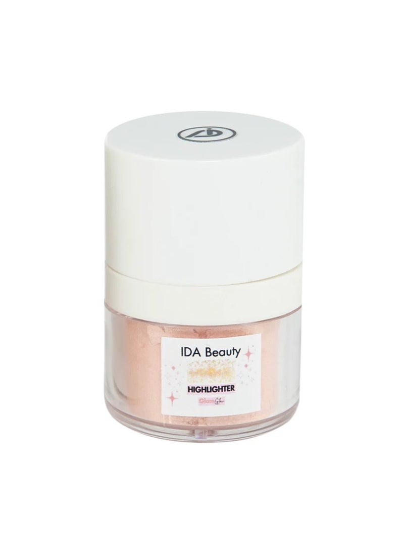 IDA Beauty IDA Beauty Glow Wonder Powder Highlighter | Multi-Use Face & Body Illuminator | Lightweight, Buildable, Long-Lasting | 100% Organic, Vegan, Halal, Cruelty-Free  - Image 3