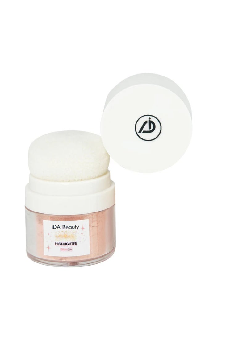 IDA Beauty IDA Beauty Glow Wonder Powder Highlighter | Multi-Use Face & Body Illuminator | Lightweight, Buildable, Long-Lasting | 100% Organic, Vegan, Halal, Cruelty-Free  - Image 4