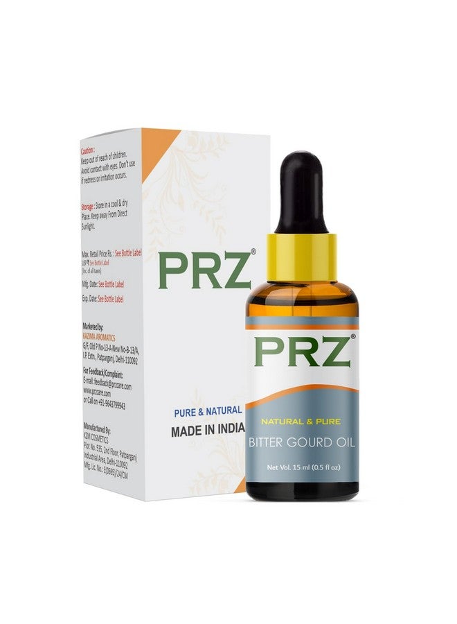 بي ار زد زيت ناقل من القرع المر على البارد - زيت علاجي طبيعي نقي للعناية بالبشرة والعناية بالشعر، 15 مل - Image 1