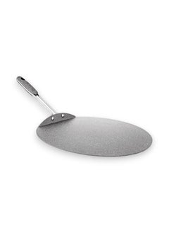 drobina Turkish granite tray with a long handle 40 cm grey  - Image 1