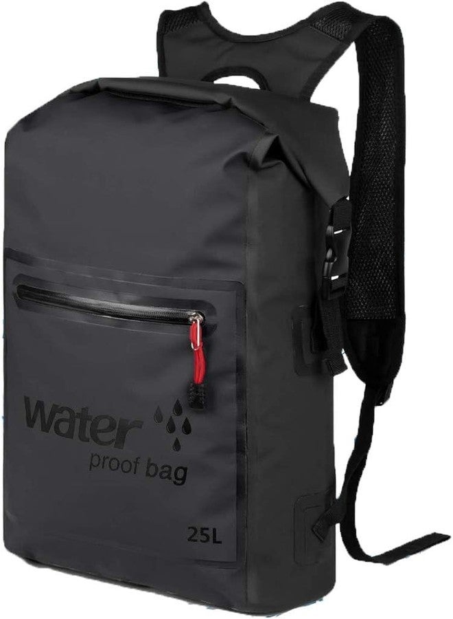 POXEFLIP 25 Liter Waterproof Dry Bag Backpack Pocket Shoulder Strap Waterproof, Soundproof, Dustproof, Suitable for Swimming,Running,Hiking,Camping,Rafting- Multi Color - Image 1