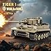 Reobrix Tiger I Tank Building Block Set for AdultWW2 Military German Tank Model SetWorld of Tanks Authorized Products 77031Army Toys Building KitIdeal Gift for Boys Age 141138 PCS - Image 4