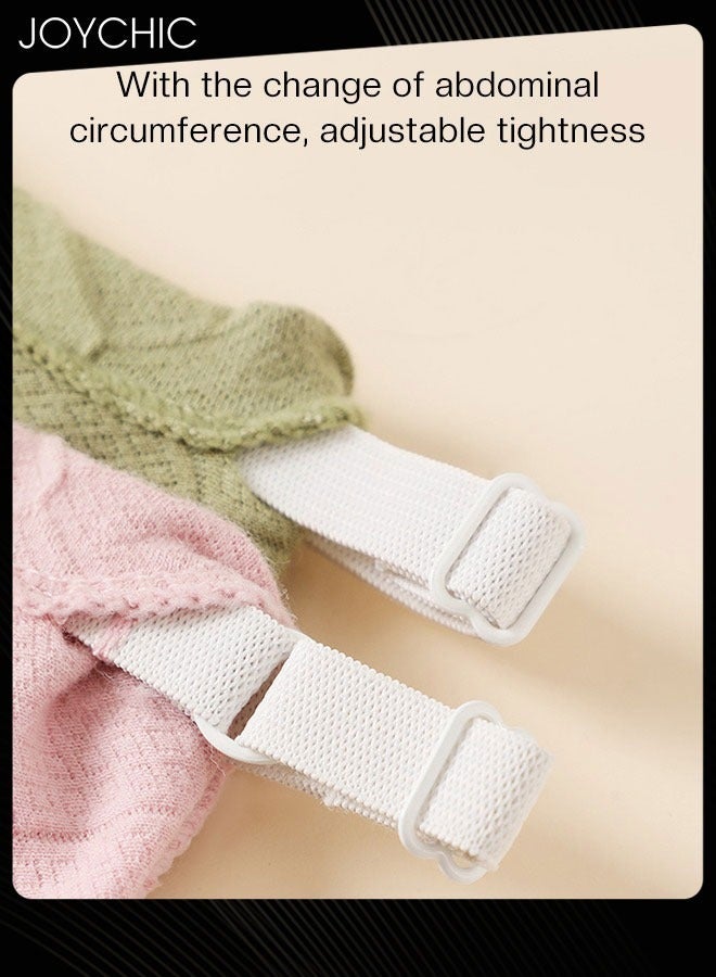 Joychic 3 عبوات من سراويل الحمل عالية الخصر للنساء دعم كامل للبطن مريحة قابلة للتنفس مصنوعة من القطن النقي مضادة للبكتيريا وامتصاص الرطوبة - Image 2