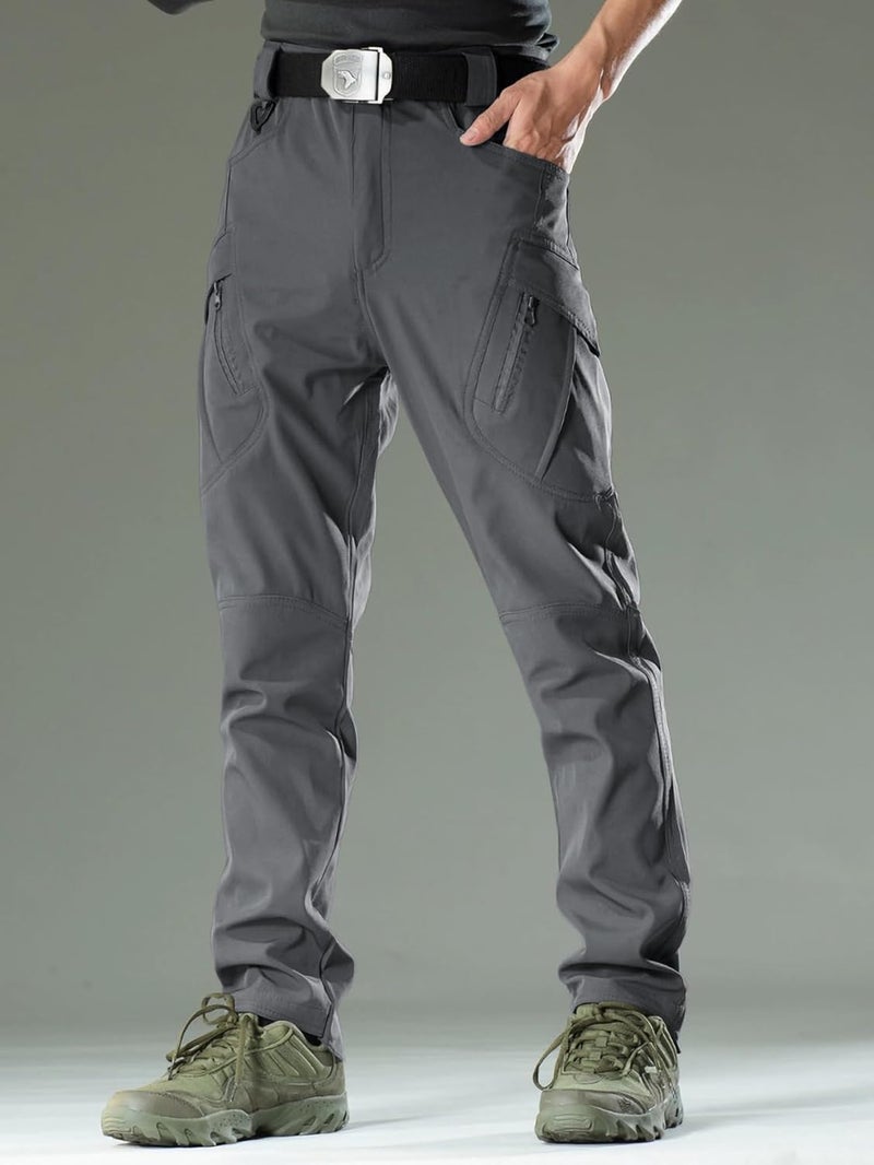 AUTIWITUA Men's Tactical Cargo Pants - Water Resistant Lightweight Hiking Pants with Multi Pockets - Image 4