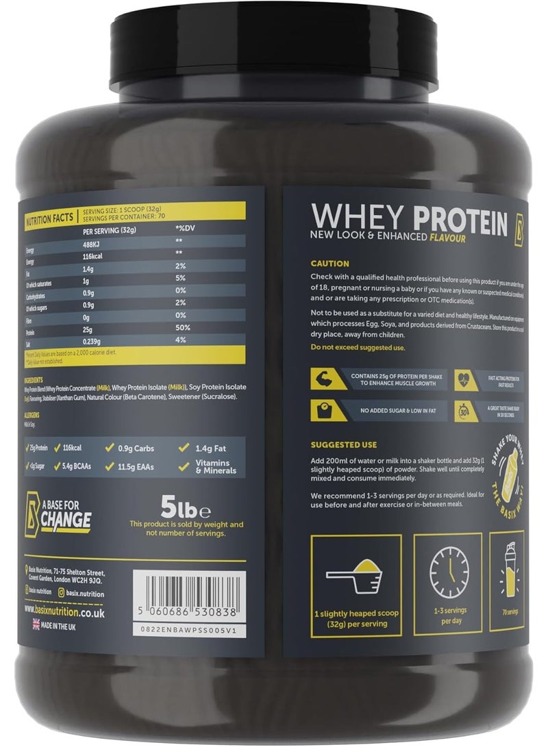 Basix Whey Protein Strawberry Swirl 70 Servings – Premium Muscle Growth & Recovery Formula - Image 2