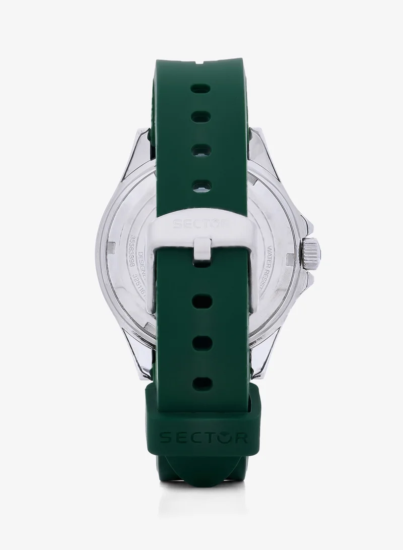 Sector  230 collection Men's Green Silicon watch + Jewelry - R3251161059 for Men | Best Price UAE