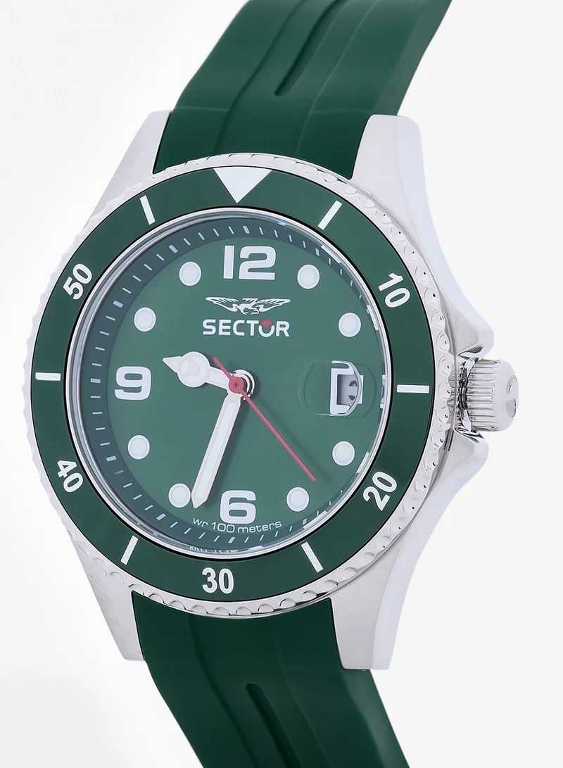 Sector  230 collection Men's Green Silicon watch + Jewelry - R3251161059 for Men | Best Price UAE