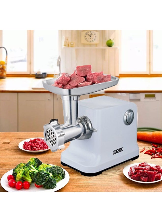XPER - Meat Grinder - 2100 Watt - White - XPMG-2100W - Image 1
