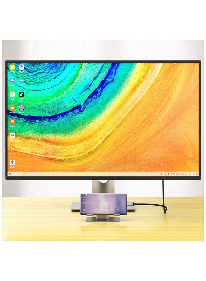 Type C to DP Adapter Cable 1 Meter Supports Up to 8K 60Hz Type C to Displayport Converter Cable Type C Male to DP Male Adapter Cable (Black) - Image 2