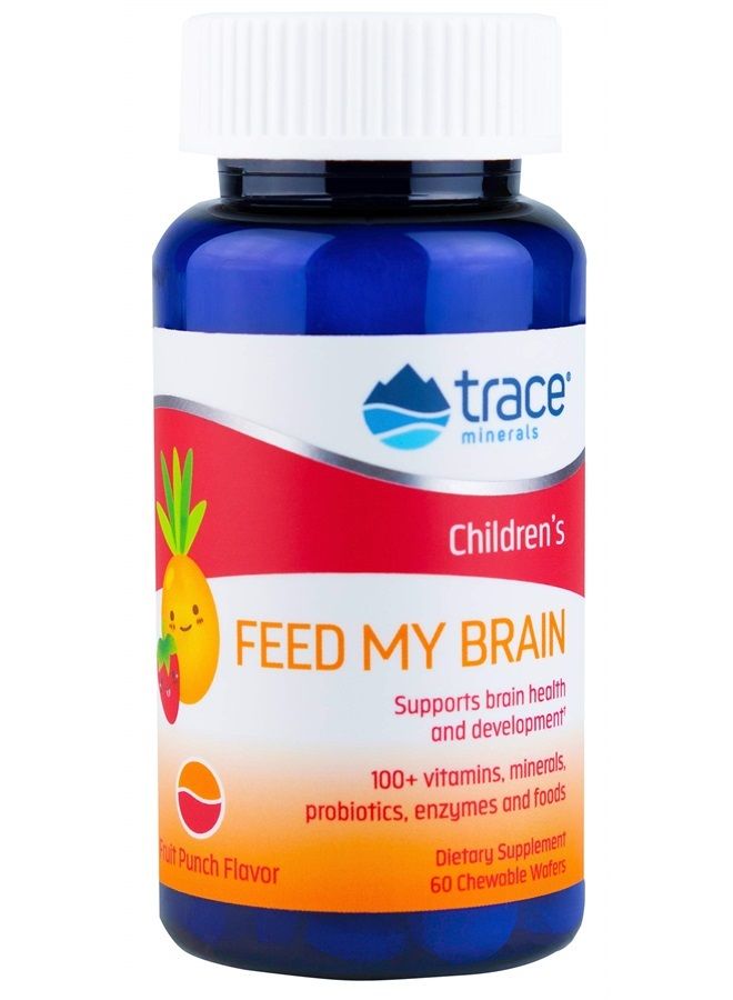 Trace Minerals Feed My Brain Wafers for Children, 60 Count - Image 1