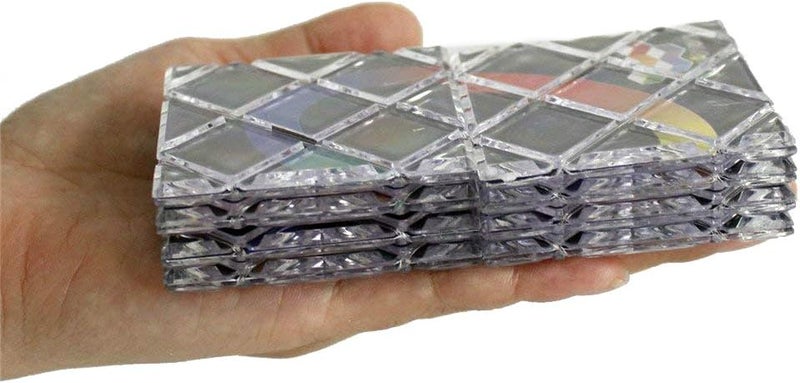 GoodPlay MoZhi LingAo 8 Panels 3 Rings Magic Folding Puzzle Cube Twisty Black - Image 5