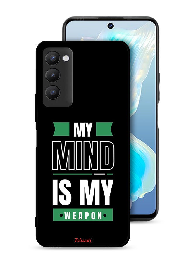 Tolwak Tecno Camon 18P Protective Case Cover My Mind Is My  - Image 1