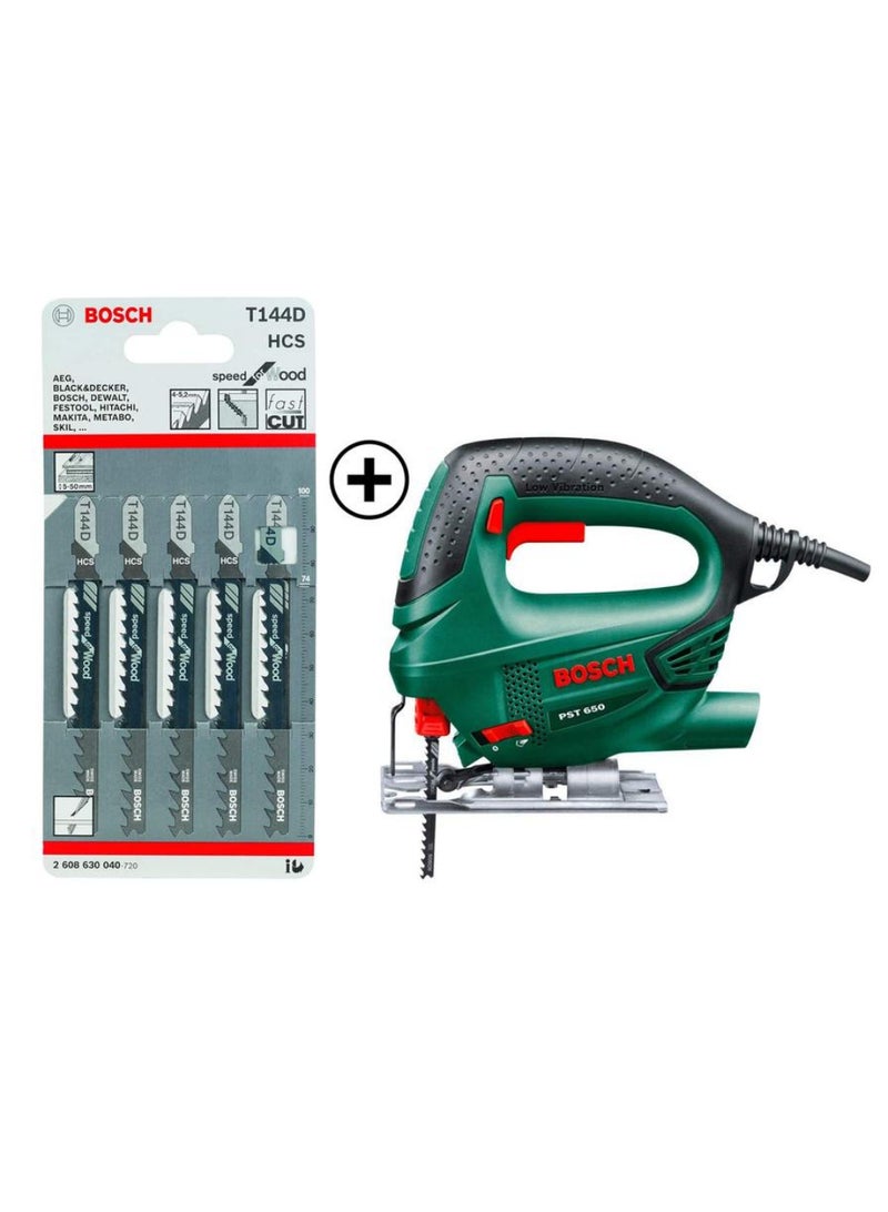 BOSCH Wood Cutting Machine Pst 650 Jigsaw Blade 5 Pc.