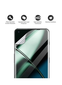 RINCO 2Pcs Screen Protector for OPPO Reno 8T 5G, Rinco Full Coverage HD Protective Film, Anti Scratch Flexible TPU Screen Protector for OPPO Reno 9/9 Pro/9Pro+/8T 5G/Oppo Find X6/A1 Pro  - Image 2