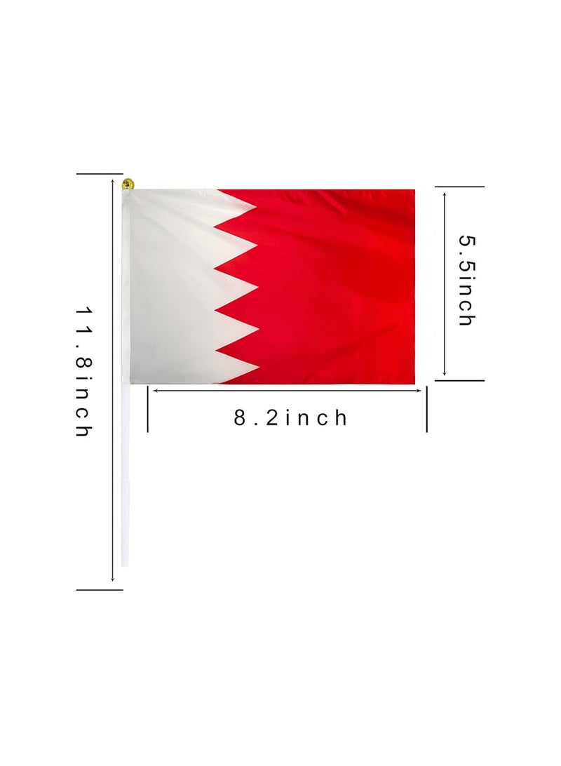 برينت شوب فور مي Bahrain Mini Hand Flags For Celebration Small Stick Hand Held Flags Great Souvenirs And Party Favors Handheld Flags For Kids And Adults Decorations Country Flags,Festival Events أعلام البحرين اليدوية الصغيرة للاحتفال، أعلام صغيرة محمولة باليد، هدايا تذكارية رائعة ومفضلات الحفلات، أعلام محمولة للأطفال والكبار، زينة، أعلام البلاد، أحداث المهرجانات  - Image 3