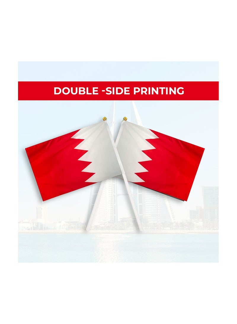 برينت شوب فور مي Bahrain Mini Hand Flags For Celebration Small Stick Hand Held Flags Great Souvenirs And Party Favors Handheld Flags For Kids And Adults Decorations Country Flags,Festival Events أعلام البحرين اليدوية الصغيرة للاحتفال، أعلام صغيرة محمولة باليد، هدايا تذكارية رائعة ومفضلات الحفلات، أعلام محمولة للأطفال والكبار، زينة، أعلام البلاد، أحداث المهرجانات  - Image 5