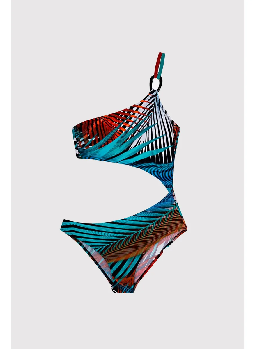 اي يلديز Crescent Moon 5104 Green Swimsuit