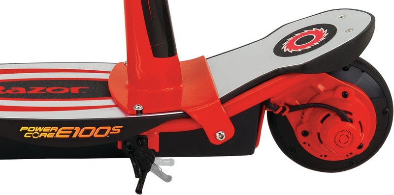 ريزر سكوتر كهربائي من نوع شفرة حلاقة Power Core E100S، ألوان أسود/أحمر - Image 4
