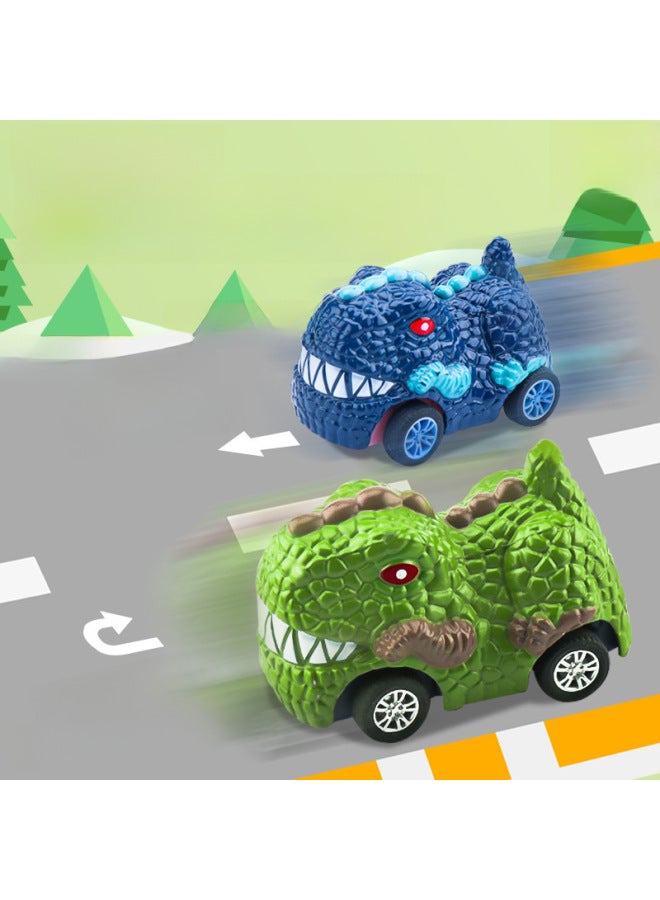 مشاهدة لعبة التحكم عن بعد ديناصور سيارة سبيكة مقاومة للسقوط Tyrannosaurus Rex 3-6 سنوات من العمر الأولاد والبنات الأطفال نسبة الجملة: مشاهدة خزان سبيكة التحكم عن بعد 【شحن USB】 مجموعة بطارية زرقاء - Image 1