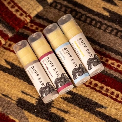 Big Crazy Buffalo BUFF BAR Pure Bison Tallow Lip Balm, Variety Pack, (4 pack) - Our 4 Signature Lip Balms, Moisturizing, Non-Habit Forming - Image 4