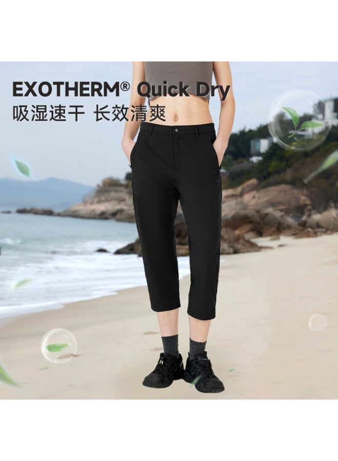 NorthLand Summer Pants For Women Thin 7/8 Length Casual Trousers Obo Women's Capri Pants - Image 3