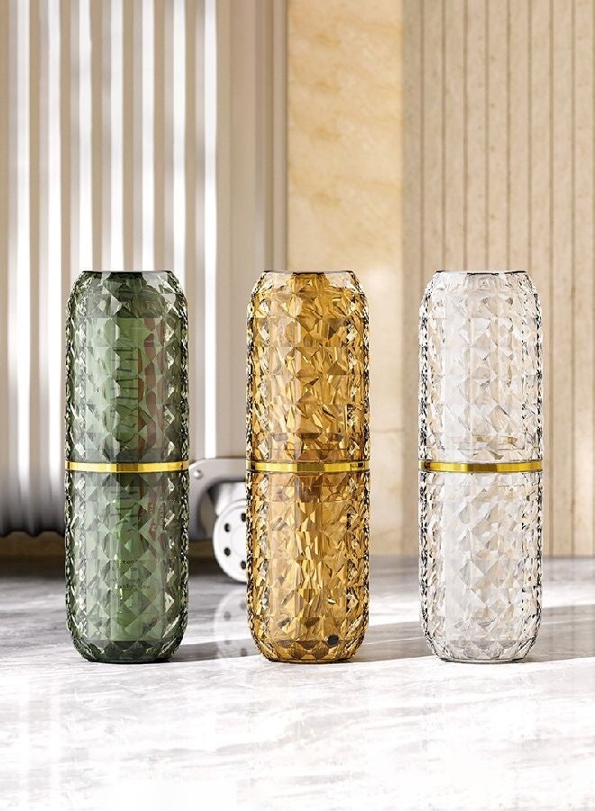 HOMESTAR 3 Pcs Travel Toothbrush Cup, Tooth-brush Holder with Cover, Portable Travel Tooth-brush Holder, Toothbrush Case and Carrier,Toothbrush Cup Mouth Wash Cup for Bathroom, School, and Business Travels Need - Image 3