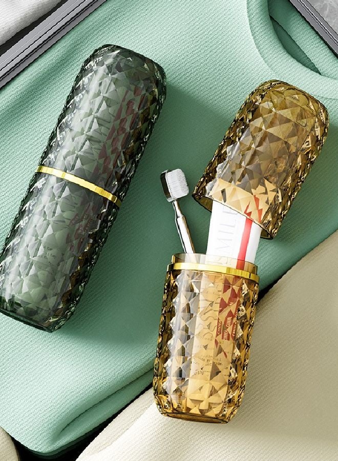 HOMESTAR 3 Pcs Travel Toothbrush Cup, Tooth-brush Holder with Cover, Portable Travel Tooth-brush Holder, Toothbrush Case and Carrier,Toothbrush Cup Mouth Wash Cup for Bathroom, School, and Business Travels Need - Image 4