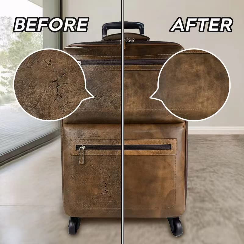 Plextone DIY for Small Leather Repair and Vinyl Repair Kit - Patch Leather and Vinyl with Ease for Car Seats, Shoes, Couches, Repair and More. (Brown) - Image 5