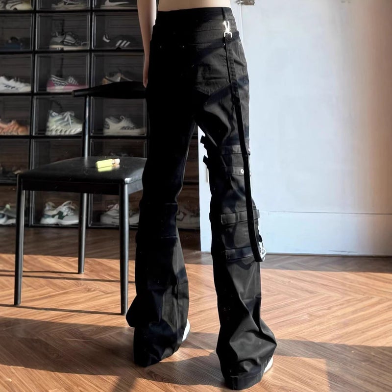 Unisex Classic Denim Jeans Loose Fit Daily Outdoor Wear - Image 5