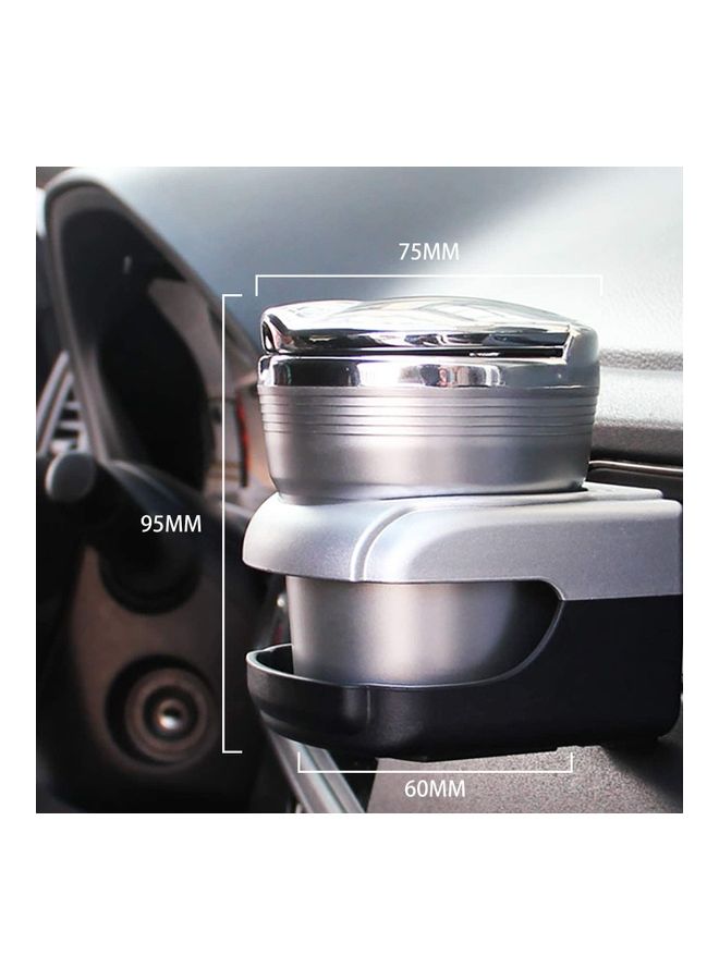 NIBEMINENT 2-Piece Car Ashtray With Lid And LED Light  - Image 3