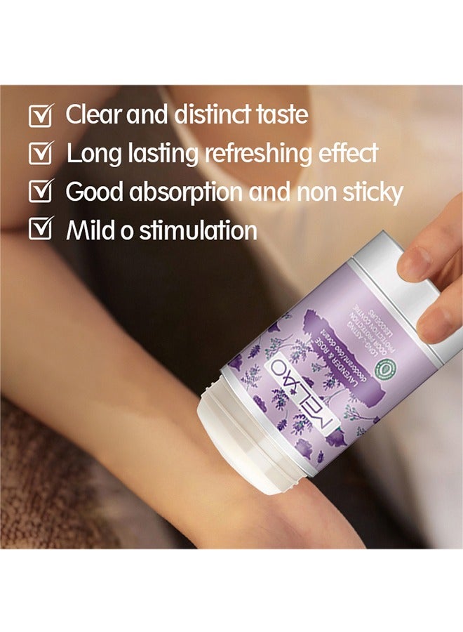 ميلاو مزيل عرق اللافندر روز ، للنساء والرجال خالي من الألومنيوم ، مزيل عرق للجسم مضاد للتعرق ، مزيل العرق كريم عصا صلبة ، إزالة للتحكم في الرائحة طويل الأمد ، عرق الإبط المريح 40 جرام - Image 5