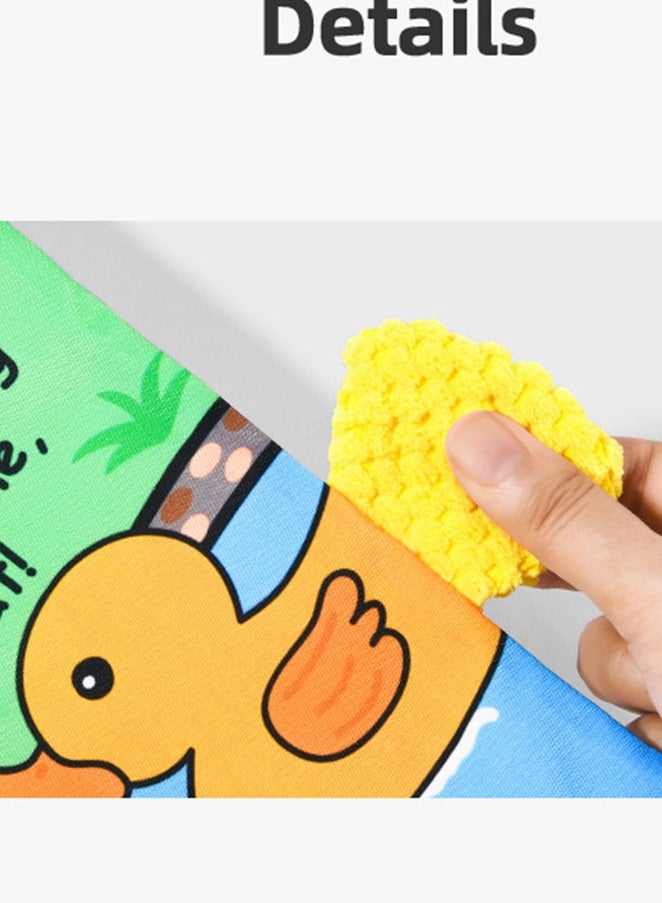 Loquat 9-Piece Baby Toys Early Education Books Cognitive 3D Animal Cloth Books With Rustling Sound - Image 4