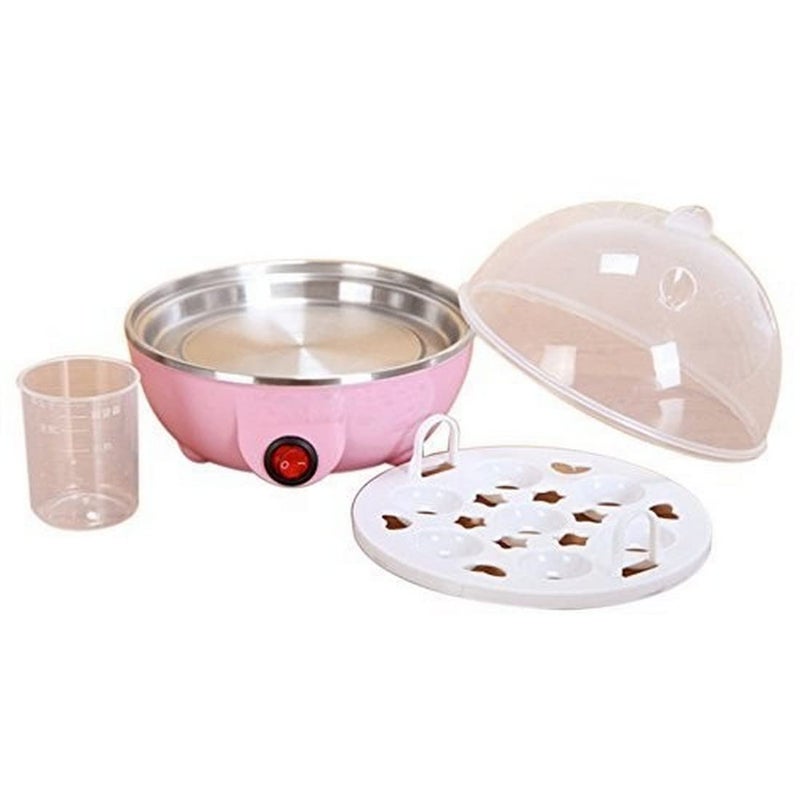 RENARSH Plastic And Stainless Steel Egg Boiler Electric Automatic Off Steamer Cooker Poacher Egg Boiler Electric Automatic Off 7 Egg Poacher For Steaming Cooking Boiling And Frying - Image 4