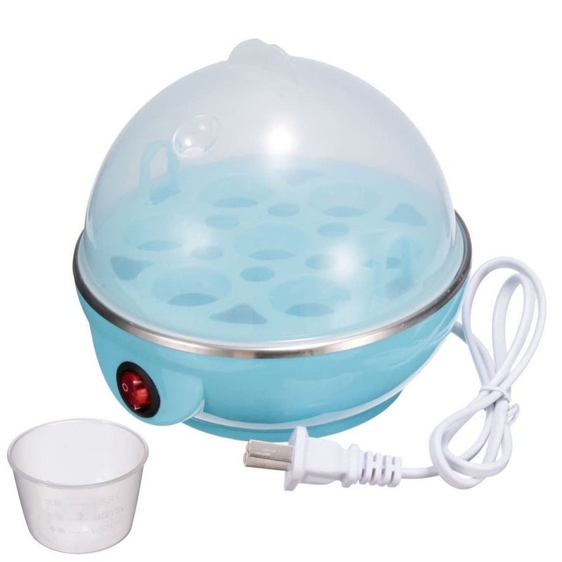 RENARSH Plastic And Stainless Steel Egg Boiler Electric Automatic Off Steamer Cooker Poacher Egg Boiler Electric Automatic Off 7 Egg Poacher For Steaming Cooking Boiling And Frying - Image 2
