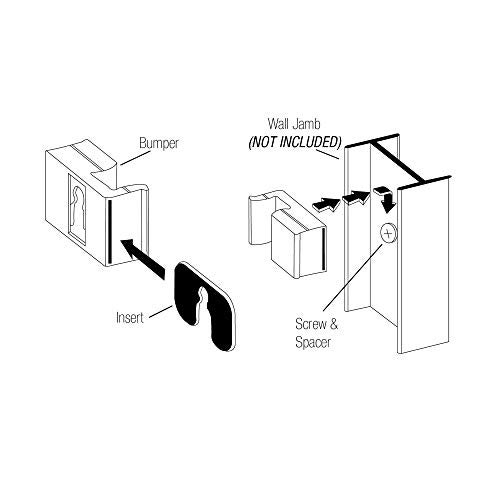 Basco Shower Door Basco 1/4 in. Sliding Shower Door Parts (Infinity) - Image 5
