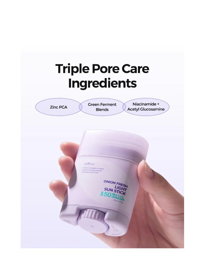 Isntree - Onion Fresh Light Sun Stick - 22G - Image 4