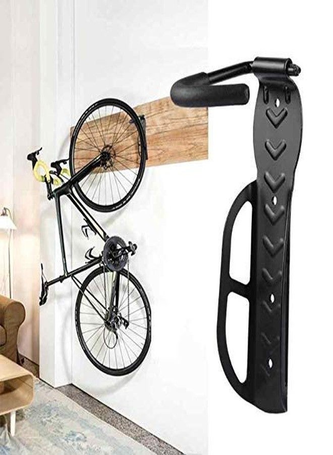ZIGLY Wall Mounted Alloy Steel Bicycle Display Hanger Hook (Black) - Image 1