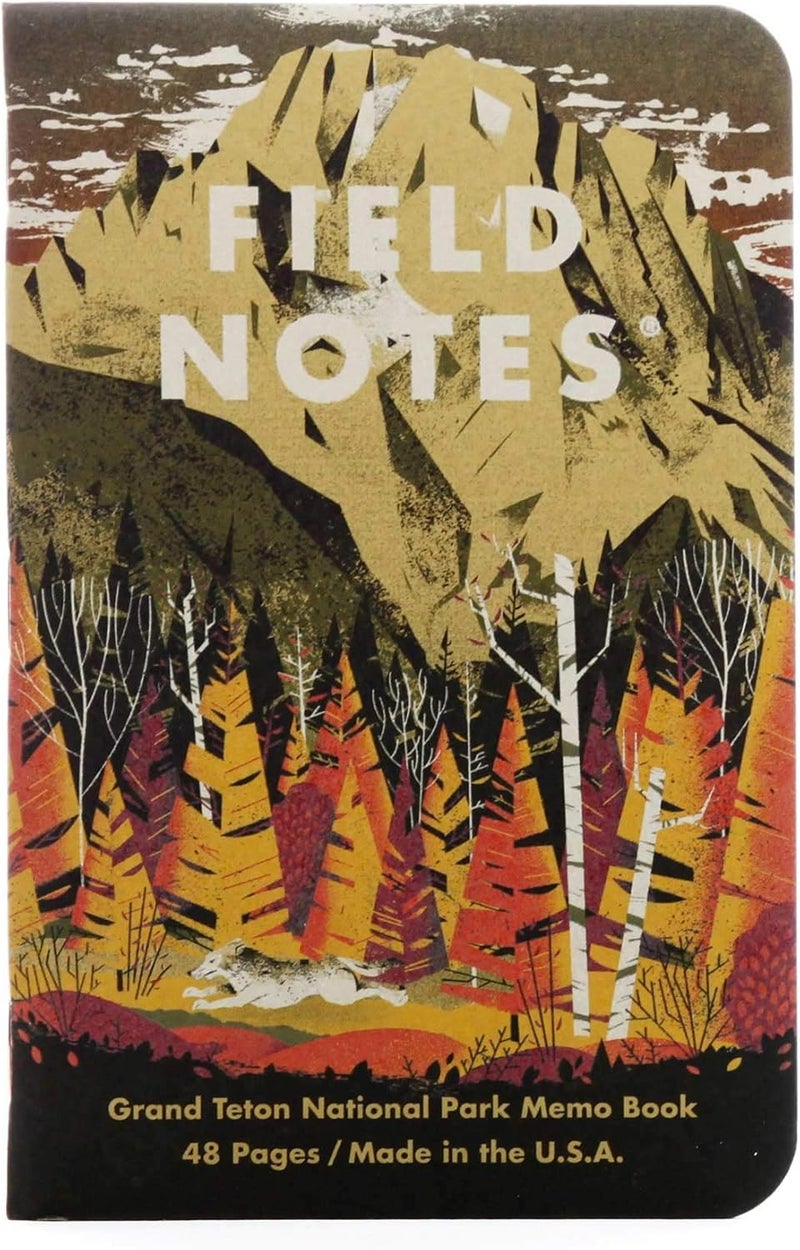 Field Notes : National Parks Series (Series D - Grand Teton, Arches, Sequoia) - Graph Paper Memo Book 3-Pack - 3.5 x 5.5 Inch - Image 2