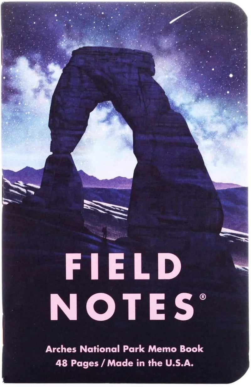Field Notes : National Parks Series (Series D - Grand Teton, Arches, Sequoia) - Graph Paper Memo Book 3-Pack - 3.5 x 5.5 Inch - Image 3