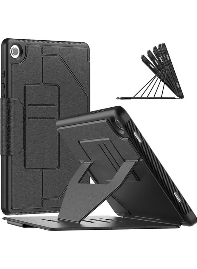 General Case for Galaxy Tab A9 Plus (SM-X210/X215/X216, 2023),Shockproof Full Body Protective Case with Auto Sleep/Wake Magnetic Cover, Card Slots, Multi-angle Stand 