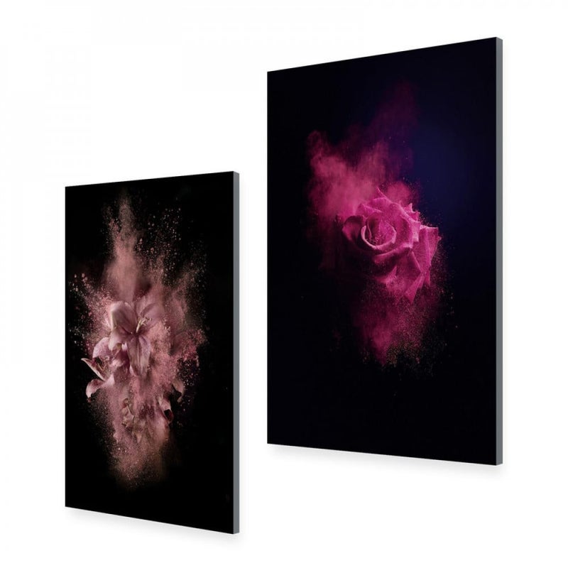 Marktna Modern double canvas painting with a rose pattern - Image 2
