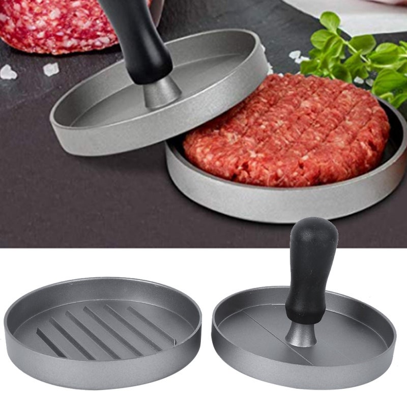 Hamburger Press: Food-Grade Zinc-Aluminum Alloy With Non-Stick Coating - Ergonomic Handle For Even Pressure, Corrosion Resistant, Easy To Clean For Home Kitchen And Food Establishments - Image 5