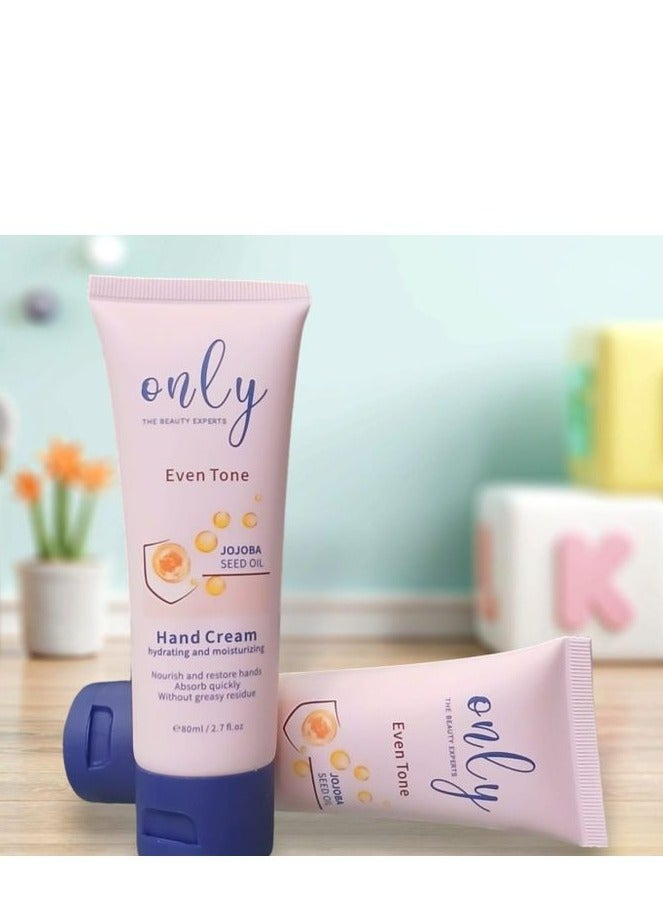 ONLY Beauty Experts Even Tone Jojoba Hand Cream 80 ML 2 Pcs - Image 1